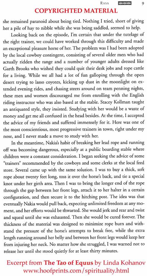 Tao of Equus Book
