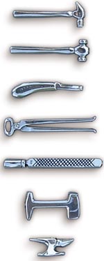 Sterling Silver Tie Tacks