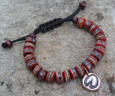 Copper Hoofprint Healing Bracelet