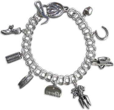 Horse Tool Charm Bracelet