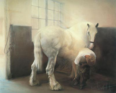 Hot Shoeing with Knife