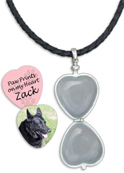 Glass Heart Locket