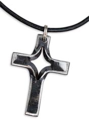 Steel Cross Necklace