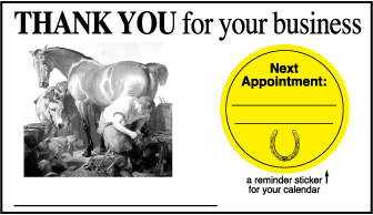 Business Card Sticker