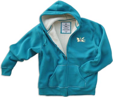 Turquoise Thermal Sherpa Lined Hood