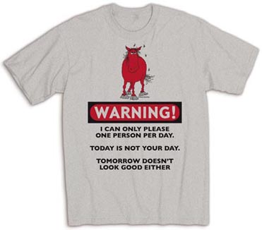 Warning T-shirt