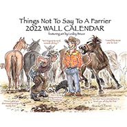 2022 Farrier Calendar - Funny farrier cartoons to frame or for scrapbooking! *LIMITED QUANTITY AVAILABLE*