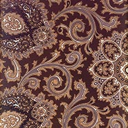 Mocha Brown Paisley Wild Rag 100% Silk Scarf Cowboy Bandana *NEW*