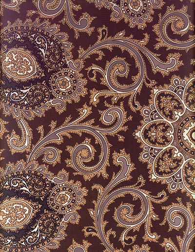 Mocha Brown Paisley Wild Rag 100% Silk Scarf Cowboy Bandana *NEW*