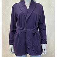 Deep Purple Belted Wrap Cardigan  *ONLY AVAILABLE Size MEDIUM*