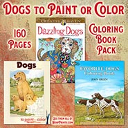 Dogs Coloring Books Pack
