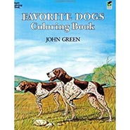 Favorite Dogs Coloring Book - 40 different breeds includes detailed informative captions