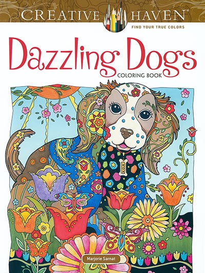 Dazzling Dogs Coloring Book