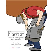 Farrier Pre-K and Kindergarten ABC Workbook for Kids by Bored on the Range