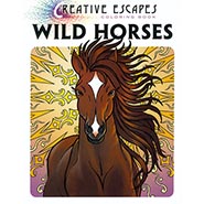 Wild Horses Creative Escape Coloring Book