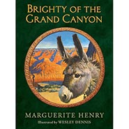 NEW! Marguerite Henry Brighty of the Grand Canyon Hardcover Reprint