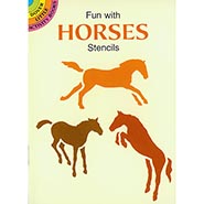 Fun with Horses Stencil Book