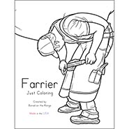Farrier Coloring Book for Kids by Bored on the Range