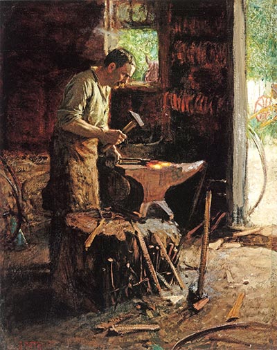 Blacksmith by Edward Henry Potthast *ONLY 1 AVAILABLE*