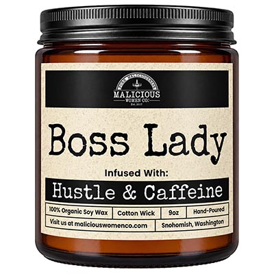 Boss Lady Candle - Infused with Hustle and Caffeine