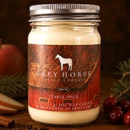 Stable Spice Scented Candle by Grey Horse Candle Company