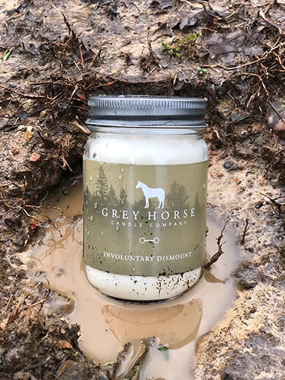 Involuntary Dismount Dirt Scented Candle