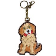 Chala Golden Retriever Key Fob & Coin Purse