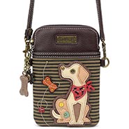 Chala Yellow Lab Crossbody Cell Phone Purse