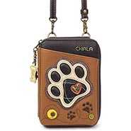 Chala Pawprint Wallet Crossbody Cell Phone Purse
