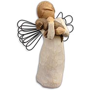 Angel Girl & Dog Figuine