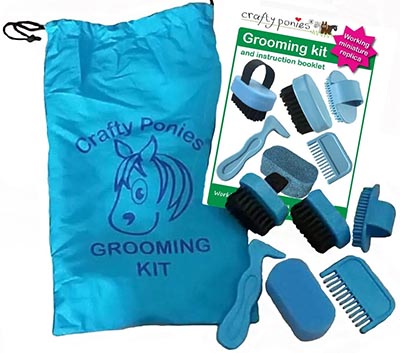 Crafty Pony 6 Piece Grooming Kit with Carrier Bag