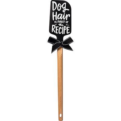 Dog Hair is both a Condiment and Fashion Accessory Spatula