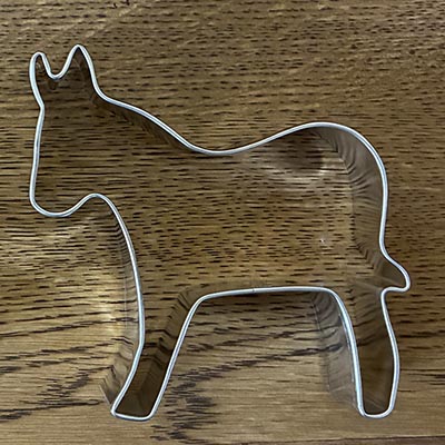 Donkey Stainless Steel Cookie Cutter - LARGE *HALF PRICE*