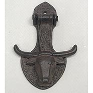 Western Bull Head Cast Iron Door Knocker *ONLY 1 AVAILABLE*