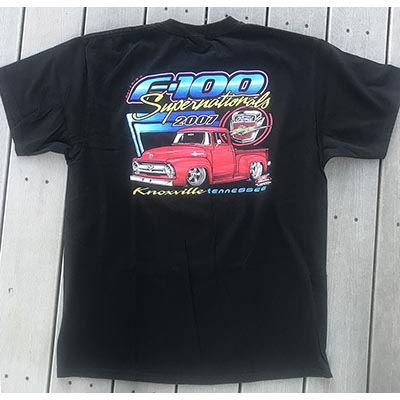 Vintage 2007 F100 Supernationals Commemorative Black T-shirt *ONLY ONE AVAILABLE SIZE XL*
