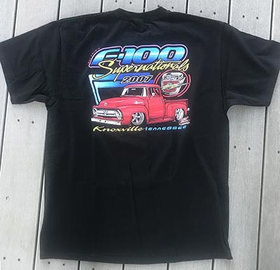 Vintage 2007 F100 Supernationals Commemorative Black T-shirt *ONLY ONE AVAILABLE SIZE XL*