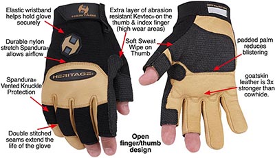 Heritage Leather Farrier Gloves