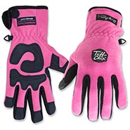 Tuff Chix Pink Fleece Winter Gloves *DISCONTINUED - SOLD OUT*