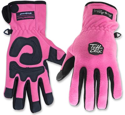 Tuff Chix Pink Fleece Winter Gloves *DISCONTINUED - SOLD OUT*