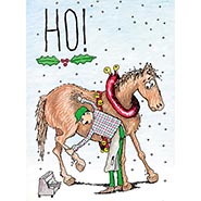 Ho! Ho! Ho! Farrier Fight *FOR BUSINESS* Pkg of 10 Cards $9.95 *DISCONTINUED LIMITED QTY AVAILABLE*