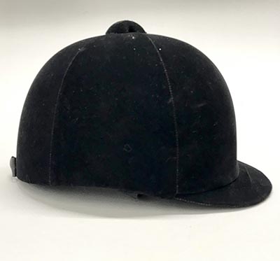 Vintage Black Velvet English Riding Helmet *ONLY 1 AVAILABLE*