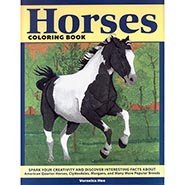 Horses Coloring Book by Veronica Hue