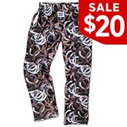 Horseshoe Pattern Lounge Pants *DISCONTINUED LIMITED AVAILABILITY*