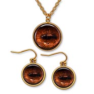 Glass Dome Horse Eye Jewelry