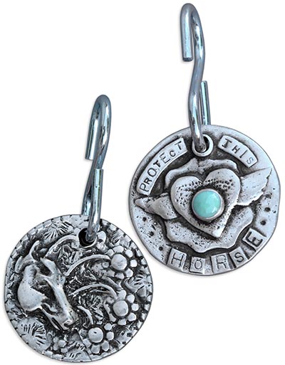 Protect this Horse Medallion Bridle Tag