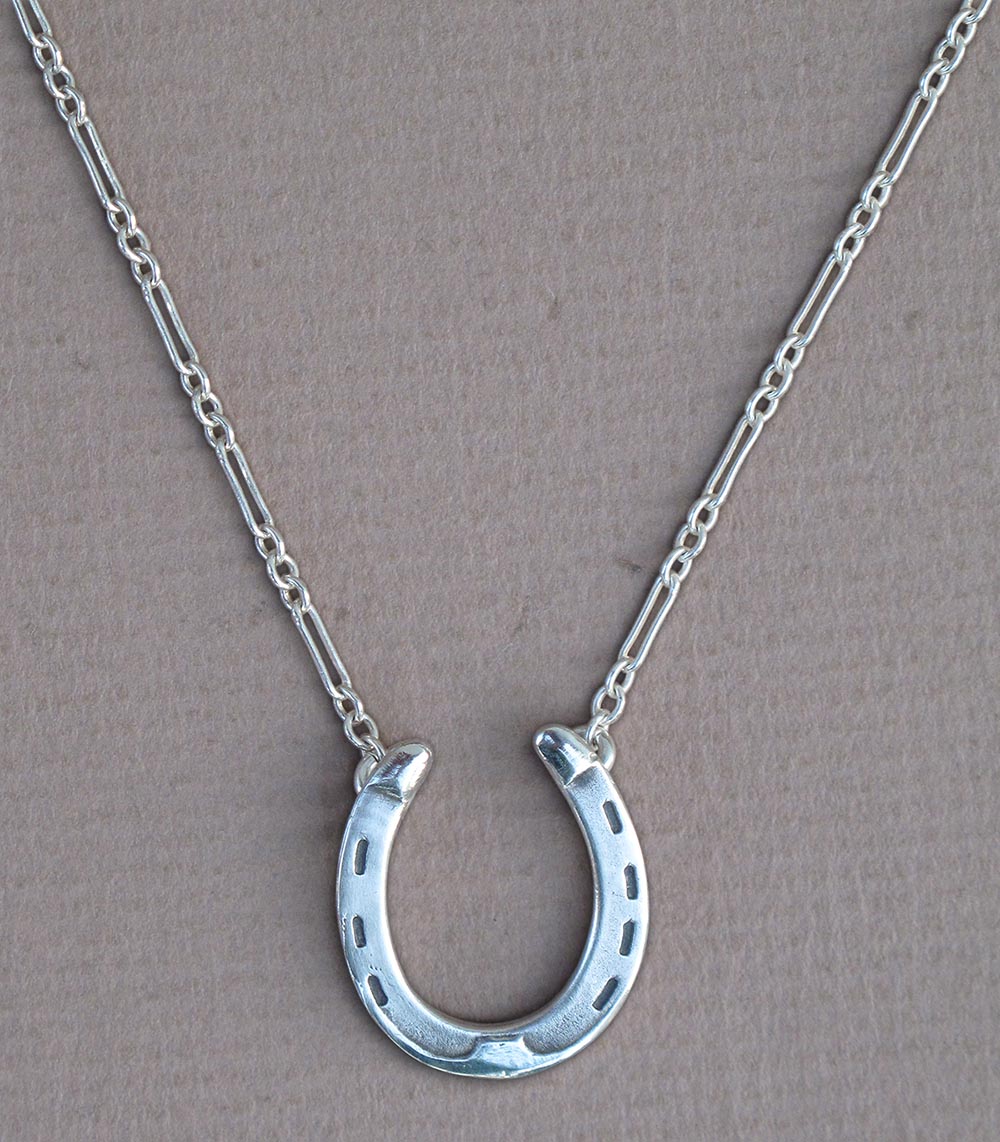 Horseshoe Pendant From Sacred Silver www hoofprints Horseshoe Pendant From Sacred Silver www hoofprints