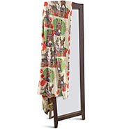Donkey Garden Plush Fleece Throw Blanket