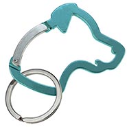 Dog Head Carabiner Keychain *DISCONTINUED - LIMITED QTY AVAILABLE*