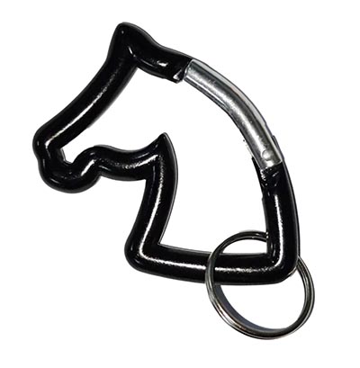 Horsehead Carabiner Keychain