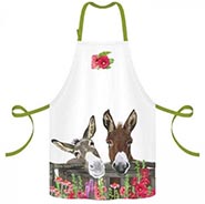 Donkey Friends Cotton Apron *DISCONTINUED ITEM ONLY 5 LEFT*